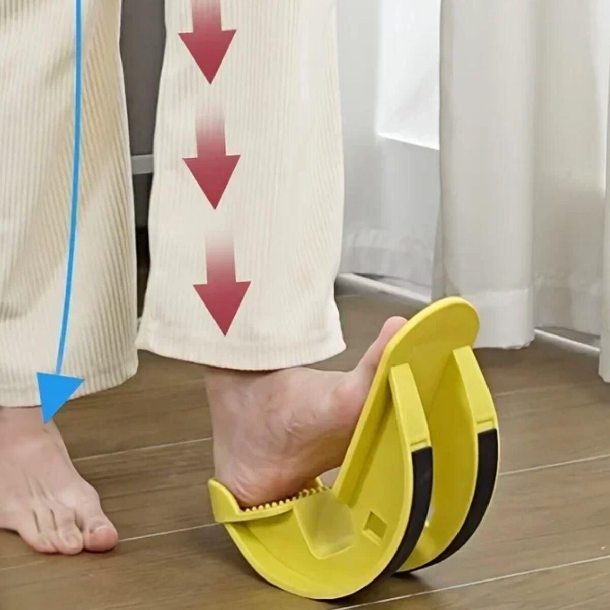 Foot Stretch Rocker Ayak Aşil Gerdirme Egzersiz Aleti Sarı Renk