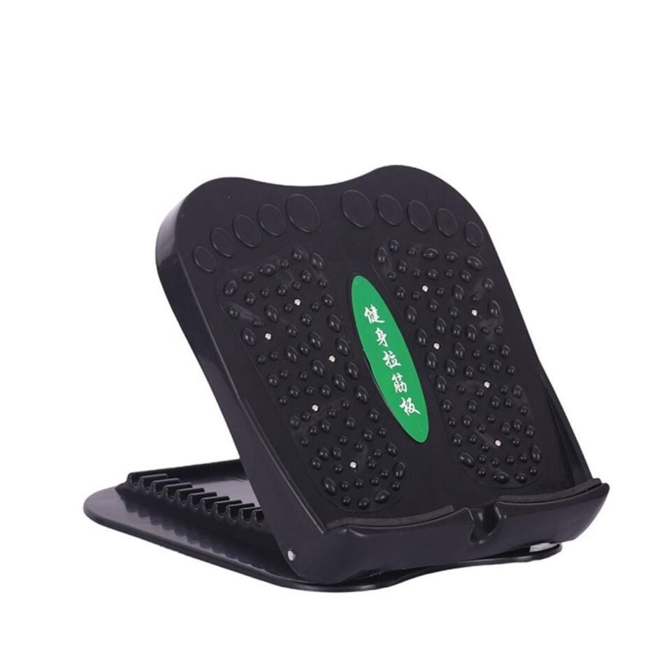 Foot Stretcher Ayak ve Aşil Gerdirici Ayarlanabilir Egzersiz Platformu Siyah Renk