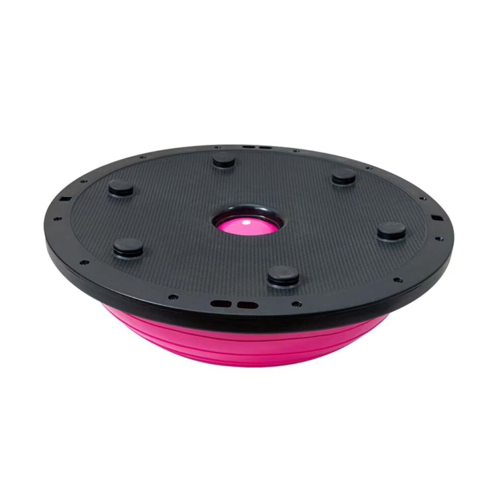 Bosu Ball Denge & Egzersiz Topu Pembe Renk Bosu Topu 58 cm