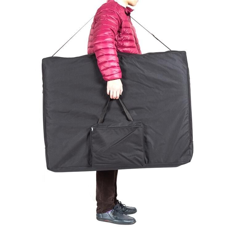 Masaj Yatağı Metal Masaj Sedyesi 3 Parçalı Mavi-Siyah Renk