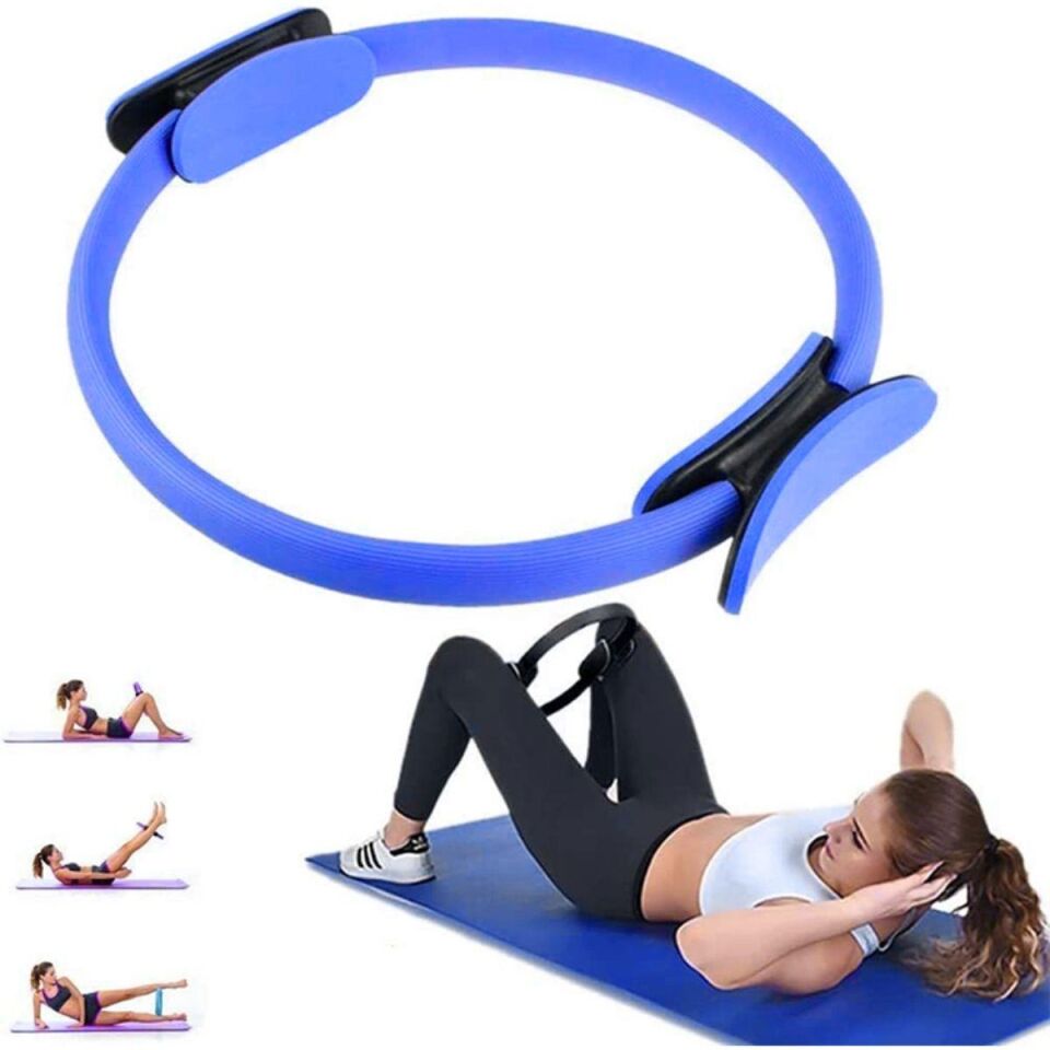 Pilates Yoga Çemberi Mavi Renk
