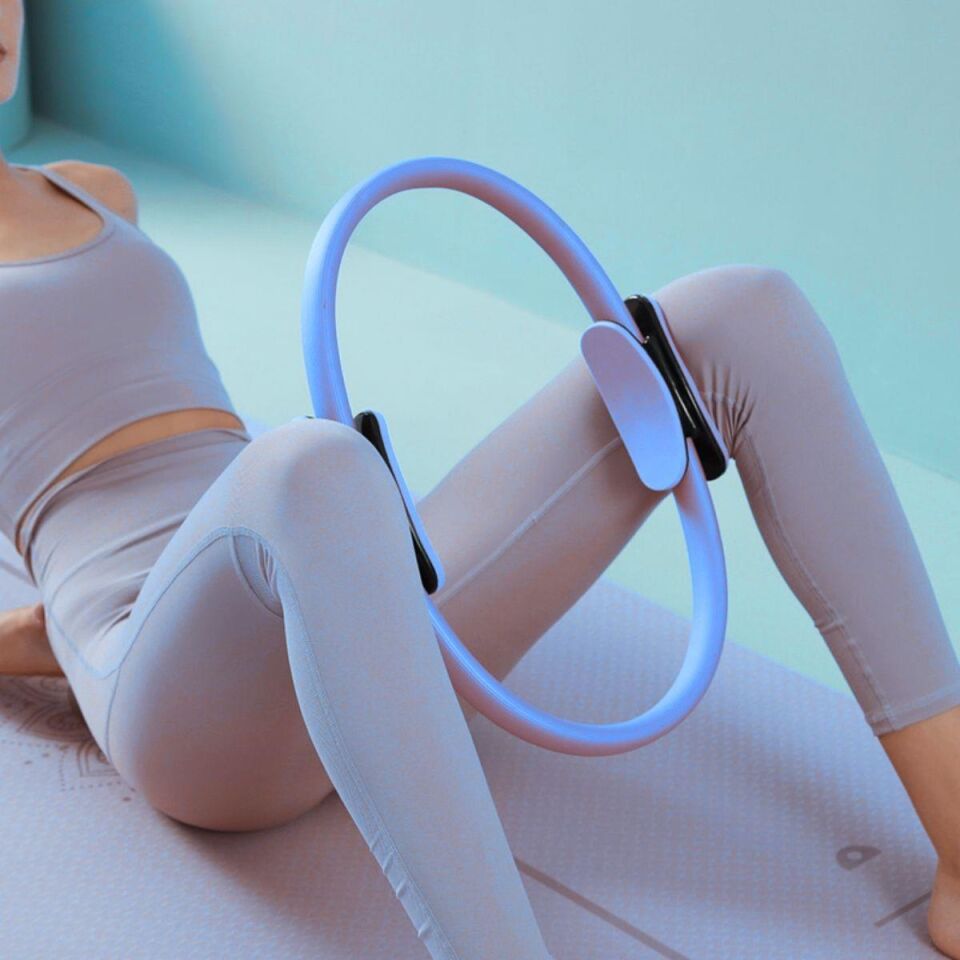 Pilates Yoga Çemberi Mavi Renk
