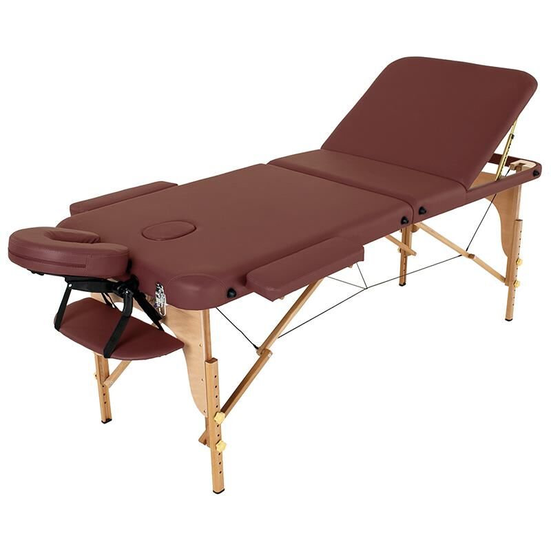 Masaj Yatağı Ahşap Masaj Sedyesi 3 Parçalı
