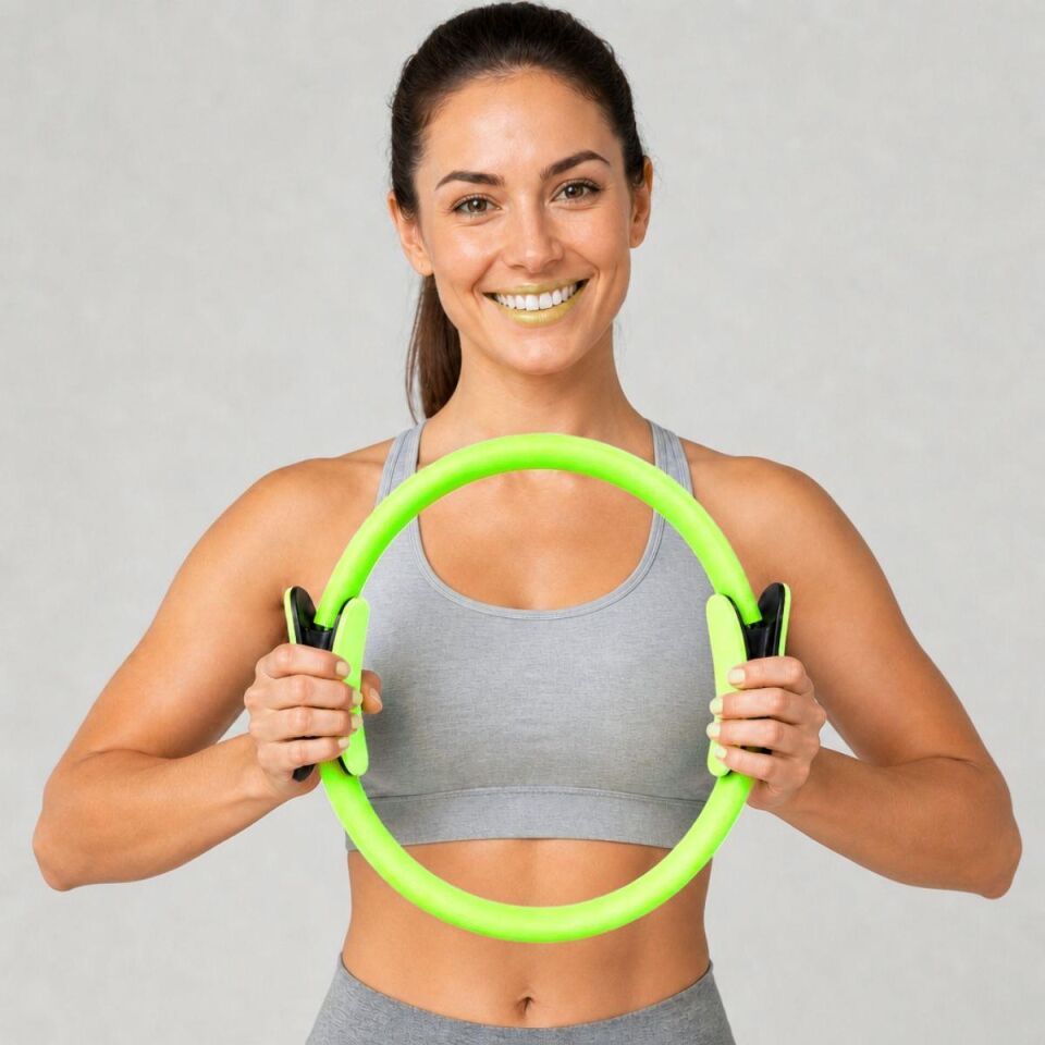 Pilates Yoga Çemberi Yeşil Renk