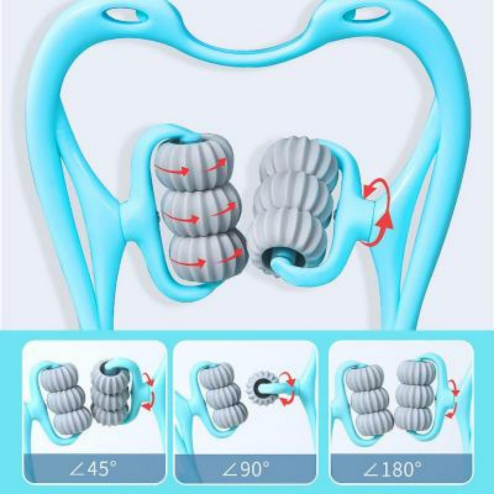 Boyun Masaj Aleti 6 Tekerlekli Manuel Terapi Cihazı