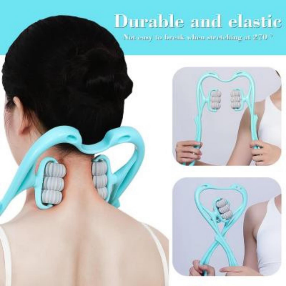 Boyun Masaj Aleti 6 Tekerlekli Manuel Terapi Cihazı