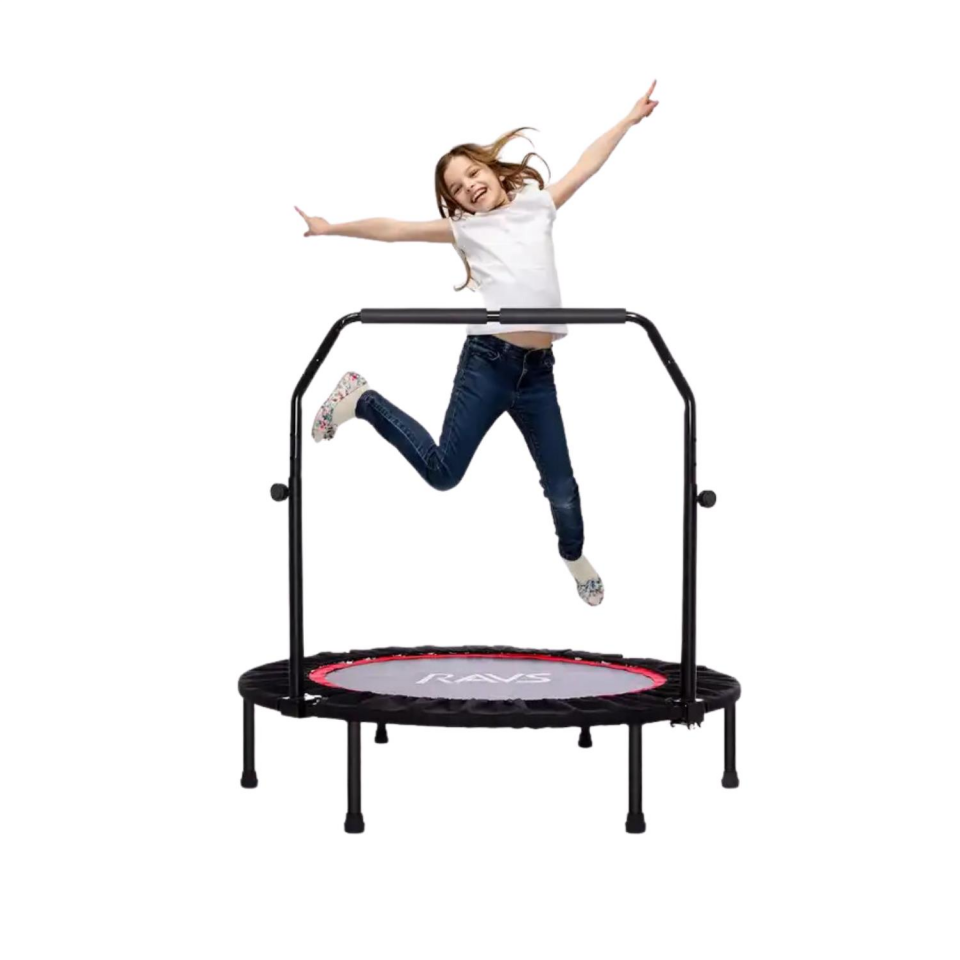 Trambolin 100 cm Fitness Ev Tipi Tutma Kollu Trampoline
