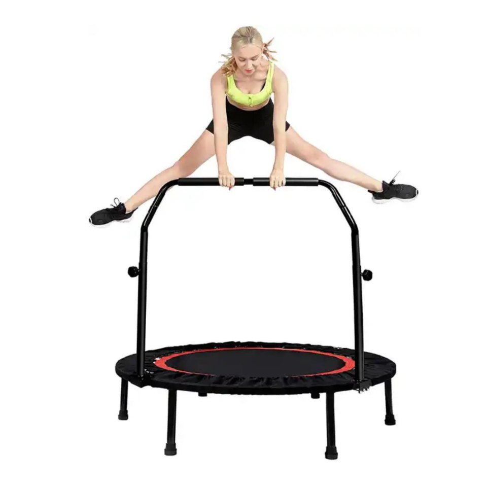 Trambolin 100 cm Fitness Ev Tipi Tutma Kollu Trampoline