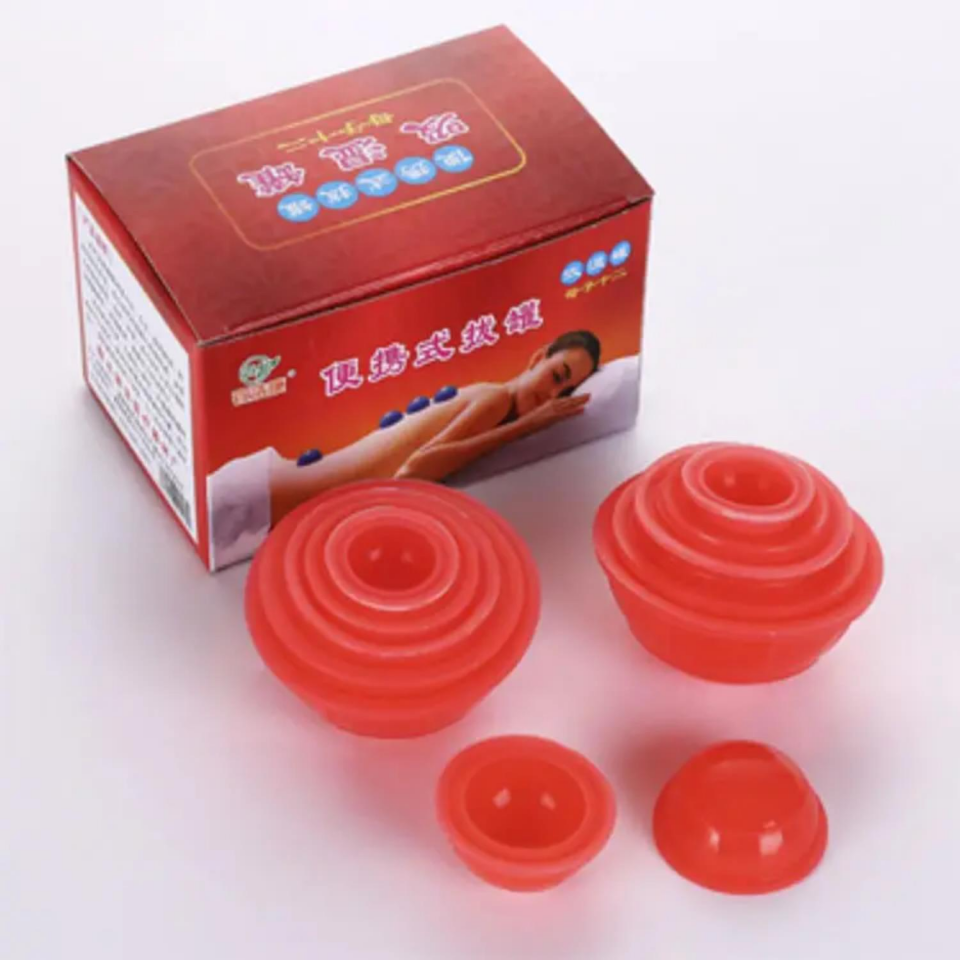 Vantuz Silikon Selülit & Masaj Kupası 12'li Set