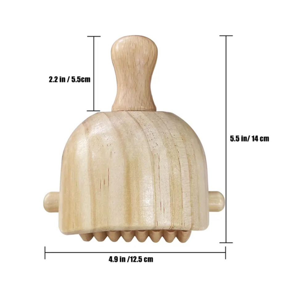 Madero Terapi & Selülit Ahşap Masaj Rulosu