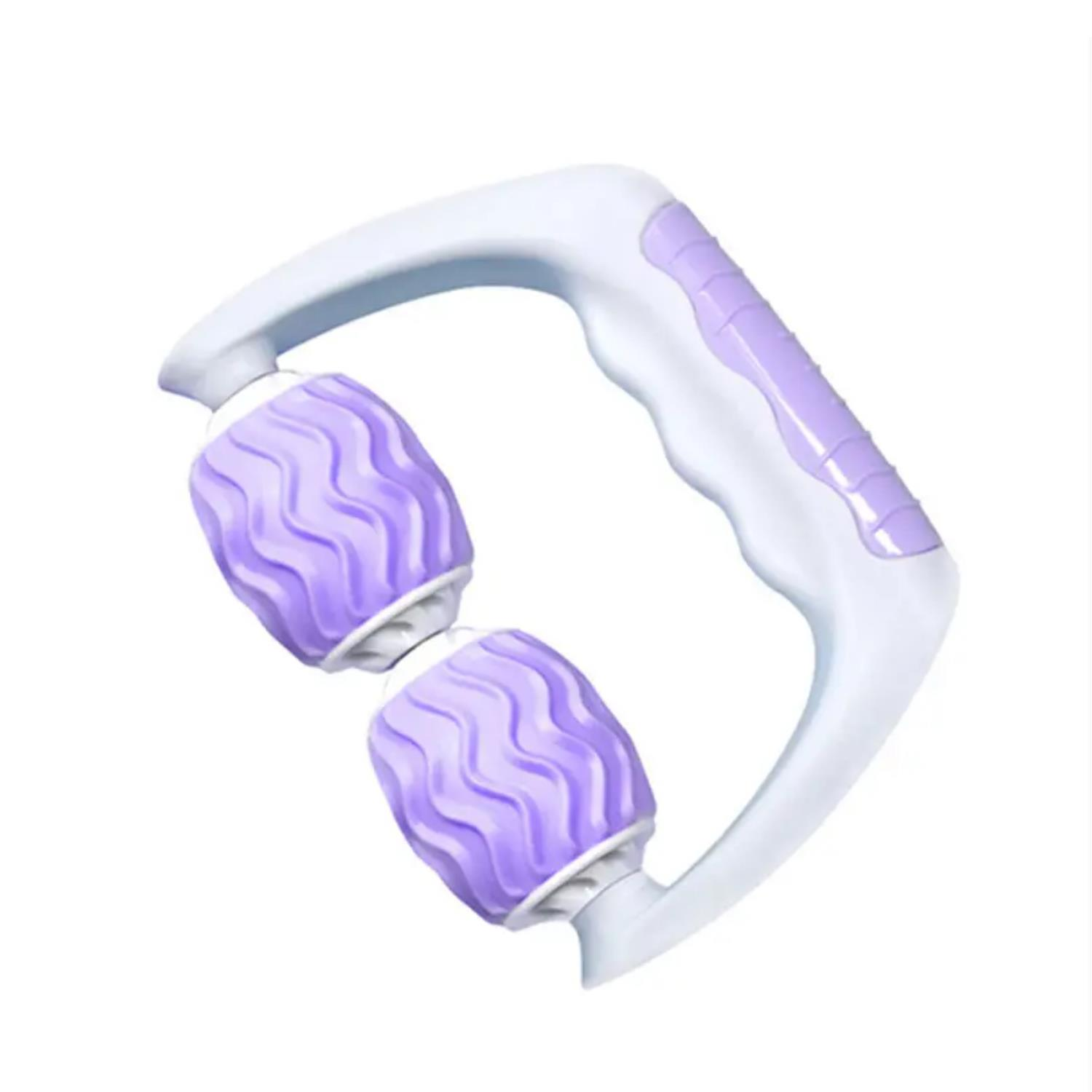 Tutma Kollu Selülit Masaj Rulosu Mor Renk