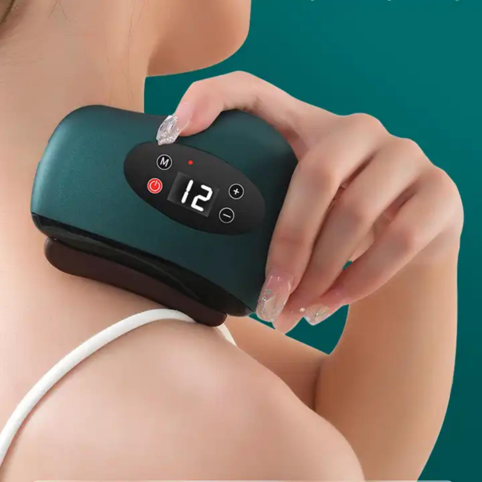 Yüz Guasha & Selülit Masaj Aleti 12 Programlı Akıllı Graston